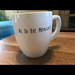 Rae Dunn “ Be In The Moment” Cup with Red Interior
